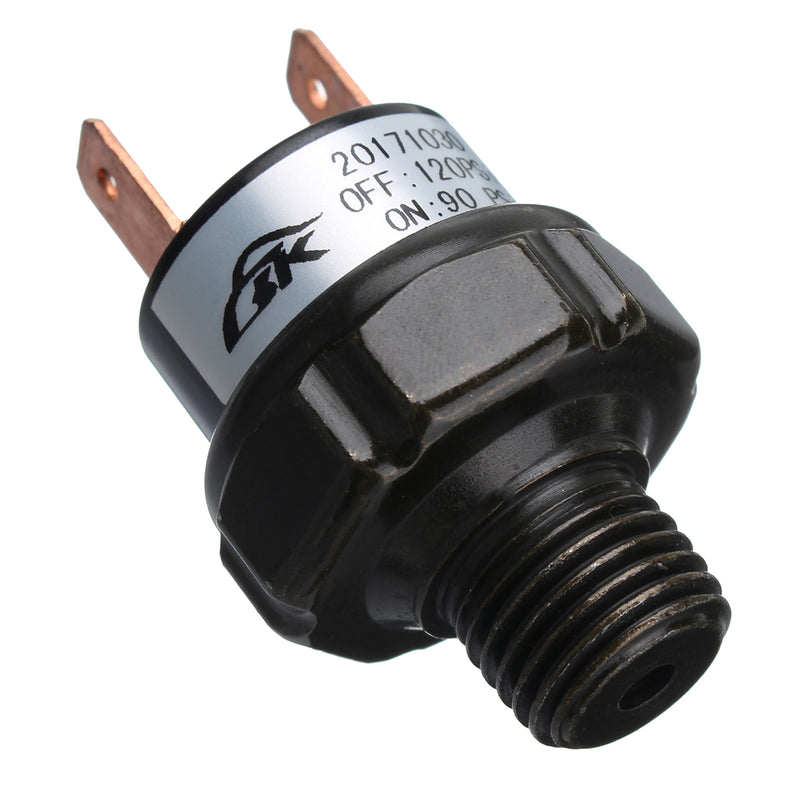 90-120 PSI Air Compressor Pressure Control Switch Valve Heavy Duty 1/4" NPT End