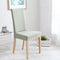 Waterproof Dinning Chair Covers Antidirt Waffle Fabric Seat Covers Stretch Spandex