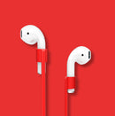 Dirose Portable Shockproof Dirtproof Silicone Wireless bluetooth Earphone Storage Case with Anti-lost Rope & Keychain for Apple Airpods 1/2