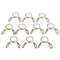 10pcs 8mm Fuel Line Hose Tubing Spring Clips Clamps For Motorcycle ATV Scooter
