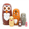 6Pcs/Set Nesting Dolls Wooden Matryoshka Russian Dolls Hand Painted Baby Toy  Home Decorations
