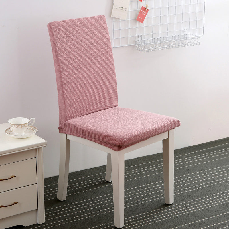 Honana WX-880 Elegant Knit Jacquard Stretch Dining Room Chair Slipcovers Chair Protector Cover Home