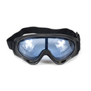 GHOST RACING Motorcycle Retro Racing Goggles Wind Dust Proof ATV Sunglasses Black Frame