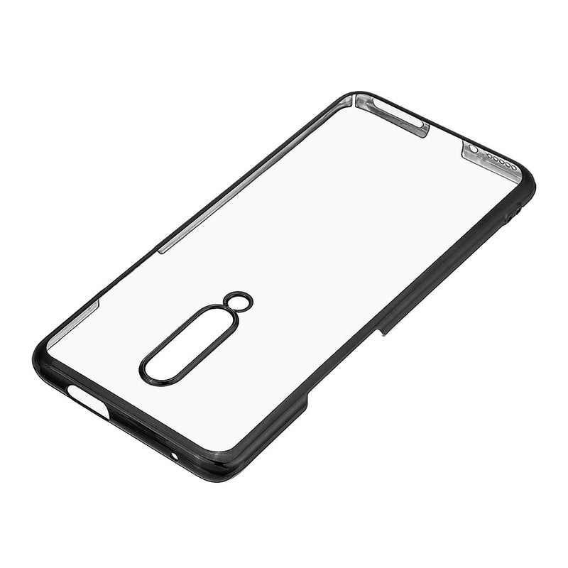 Bakeey Luxury Shockproof Elac-plating Transparent Hard PC Protective Case For OnePlus 7 PRO