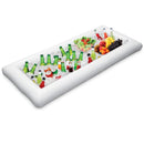 PVC Inflatable Pool Beer Table Dining Food Serving Pad Outdoor Ice Mat Water Party Play