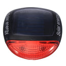 BIKIGHT 1200LM Bike Solar LED Front Headlight Solar Tail Rear Light Set with Warning Bell