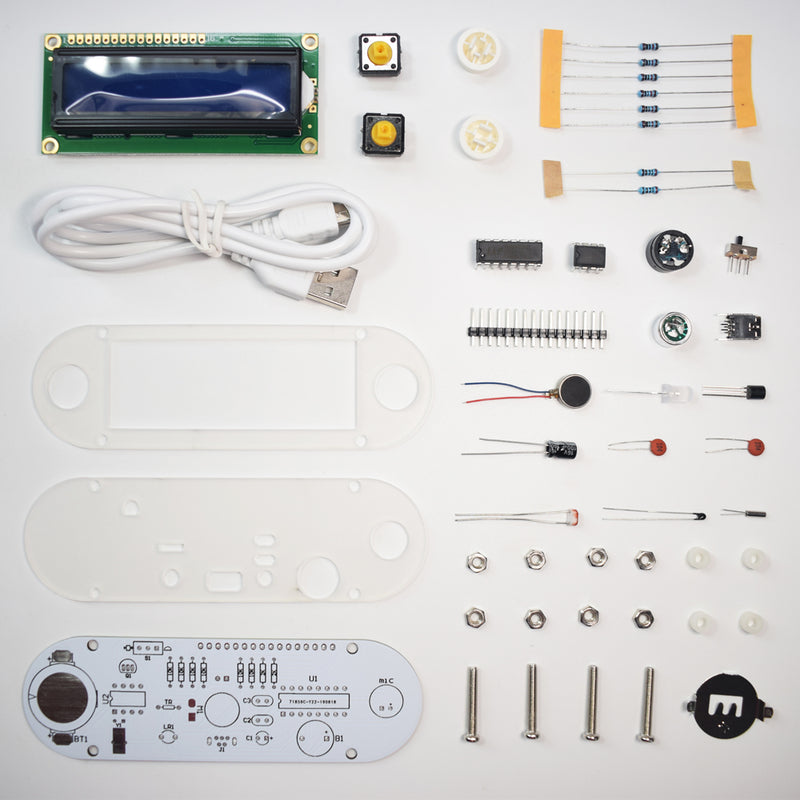 Geekcreit DIY Candlelight Effect LCD1602 Vibration Clock Kit