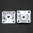 4Pcs Level Leg Mounting Plates Square Furniture Attachment Fixing Plates Brackets