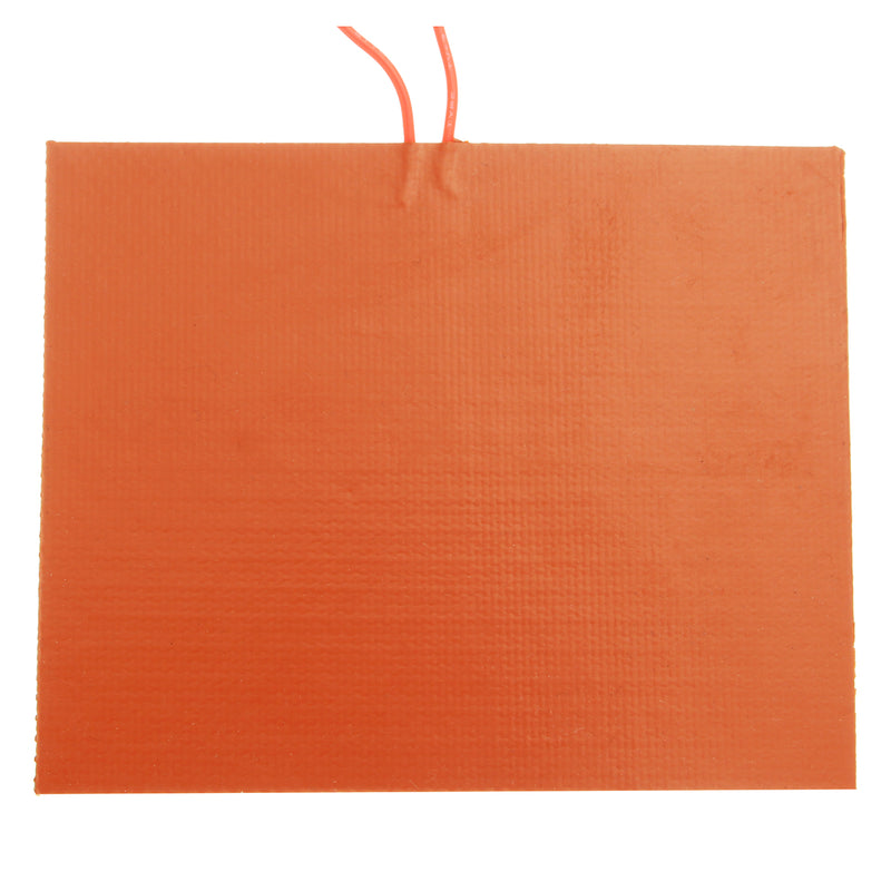 12V DC 80x100mm 20W Flexible Waterproof Silicon Heated Bed Heating Pad For 3D Printer