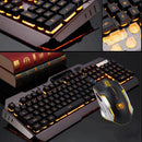 104Keys USB Wired Backlight Mechanical Handfeel Gaming Keyboard Mouse and ouse Pad Combo Set