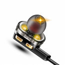QKZ AK4 Metal Stereo Dual Dynamic Drivers Wired Earphone Super Bass In-ear Earbuds With Mic for Mobile Phone MP3 MP4