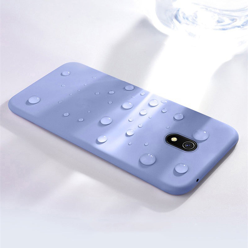 For Xiaomi Redmi 8A Case Bakeey Smooth Liquid Silicone Rubber Back Cover Protective Case