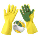 Honana Creative Home Washing Cleaning Gloves Cooking Glove Garden Kitchen Sponge Fingers Rubber