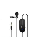 L1 Lavalier Microphone Rechargeable Lapel Condenser Clip-on Handsfree Collar Mic for Mobile Phone DSLR Camera PC Laptop