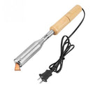 220V Electric Soldering Iron with Chisel Tip And Wood Handle Solder Station Repair Tool Large Power