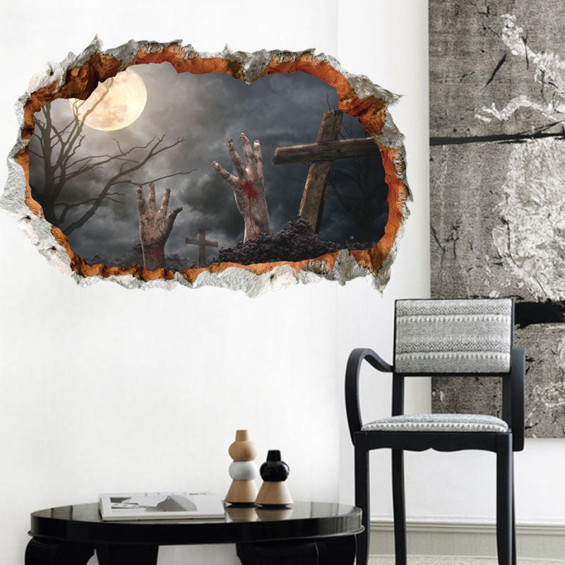 Miico FX64112 Halloween Sticker Wall Sticker Decoration For Living Room Halloween Decoration