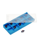 Drillpro 10pcs HRC45 Blue Nano DCMT070204 YBC251 Carbide Insert for SDJCR/SDNCN/SDQCR Turning Tool