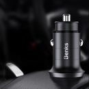 Benks 30W PD USB Type C Fast Charging Car Charger For iPhone X XR XS Huawei P30 S10+ Note 10