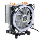 CPU Cooler 4 Heatpipes 5 Colors 120mm LED RGB Cooling Fan for LGA 775/115X//1366 AMD