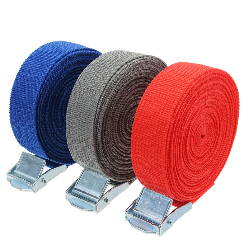 250kg Bearing Polyester Fiber Binding Belt Multifunction Car Travel Fishing Luggage Binding Belt