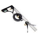 DANIU 12 Inch 300mm Adjustable Combination Square Angle Ruler 45/90 Degree With Bubble Level