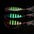 Zanlure 1pc Metal Lead Fish Jig Fishing Lures Spoon 20G/5.8CM Lure Luminous Bait Jigging