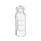 100Pcs/Set 2ml Graduated Clear Sample Vials Autosampler Vials Bottles Threaded Vial w/ Write-on Spot Screw Caps Septa