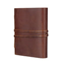Leather Journal Travel Notebook, Handmade Vintage Leather Bound Writing Notebook for Men & Women, Unlined Travel Journal to Writ