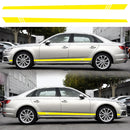 2PCS Universal Car Auto Long Stripe Decals Both Side Body Viny Wrap Stickers