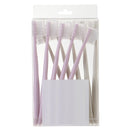 Fitline 10 psc Soft Hair Small Head Macarone Toothbrush Manual Toothbrush Soft Hair Toothbrush Beige & Pink