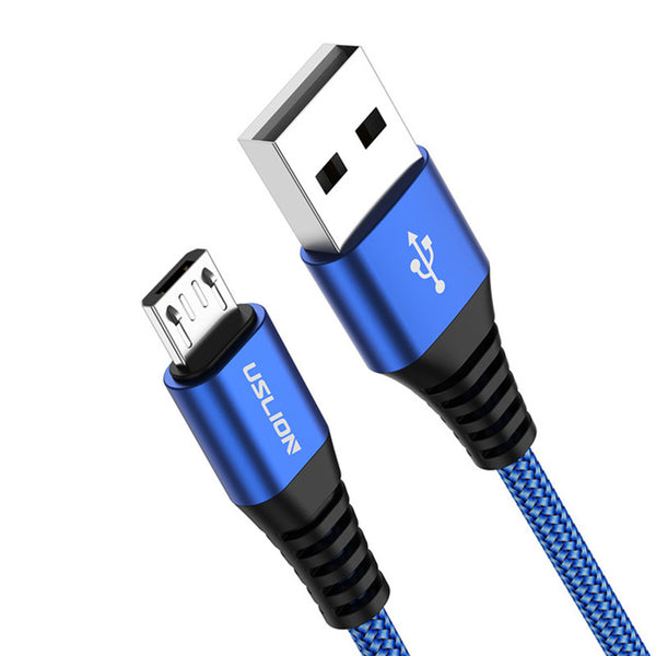 USLION 3A Micro USB Fast Charging Data Cable For Xiaomi Redmi Note 5 Android