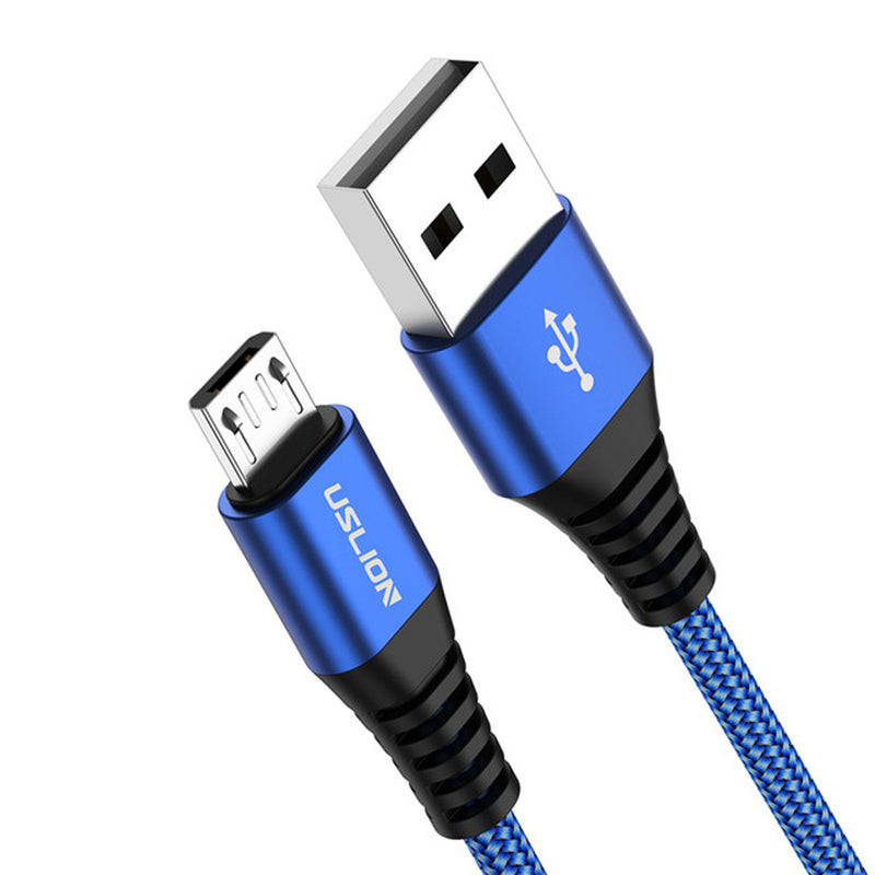USLION 3A Micro USB Fast Charging Data Cable For Xiaomi Redmi Note 5 Android
