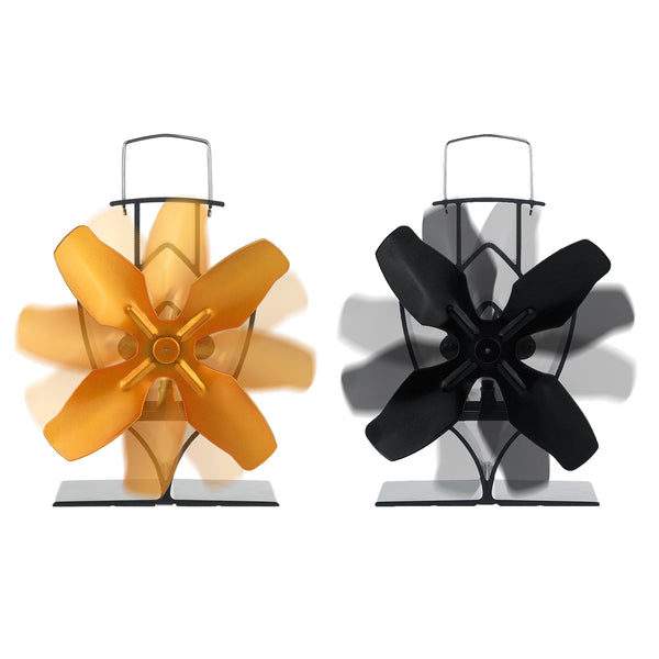4 Blade Heat Powered Stove Fan Silent Wood Log Burner Fireplace Eco Fan No Electricity No Battery Heating Distribution
