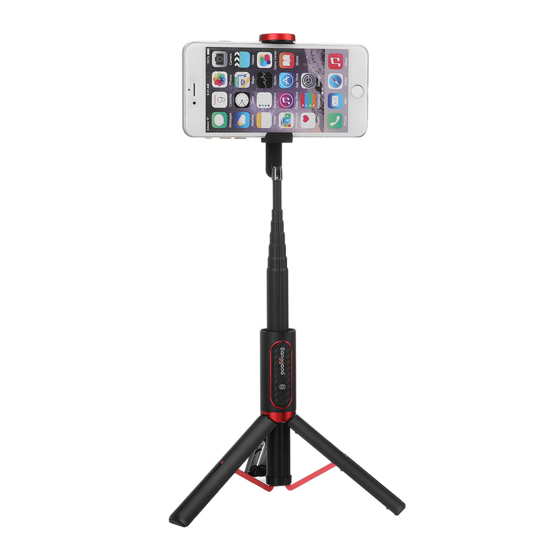 Banggood BW-BS10 Portable bluetooth Selfie Stick Hidden Phone Clamp with Retractable Tripod