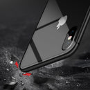 Bakeey Protective Case for iPhone XS Magnetic Adsorption Metal Bumper + 9H Tempered Glass Back Cover