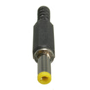 5X 2.1mm x 5.5mm Female Panel Mount Socket And DC Connector Male Plug
