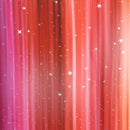 79''x71'' Rainbow Colorful Pattern Waterproof Polyester Shower Curtains with 12 Hooks