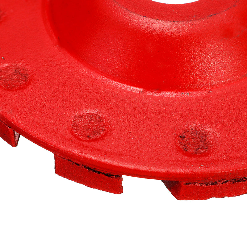 90mm Segment Diamond Grinding Wheel Disc Concrete Masonry Stone Marble Sanding Wheel Red
