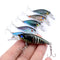ZANLURE 6PCS 6.5cm 5g Minnow Fishing Lure Bass Hard Bait Plastic Artificia Bait With Fishing Hooks