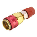 Car Air Conditioner Red High and Blue Low R134A Quick Coupler Adapter