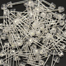 100pcs F5 5mm White Bright Diode Straw Hat Super Light LED Assortment Kit