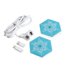 6 Modes Electric Smart Mini Massager Protable Multifunction Line-control Massager