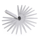 Drillpro 20 Blade Feeler Metric Gauge 0.05 to 1.0mm Thickness Spark Plug Measure Gap Tool
