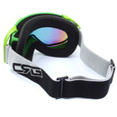 Outdoor Motorcycle Ski Goggles Spherical Dual Lens Snowboard Polarized Glasses
