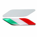 2pcs 3D Itllian Italy Flag Sticker Badge Emblems Decal Decor For Car Truck Laptop