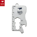 Keith Ti1301 Ti1302 Ti1304 Titanium Tool Opening Carabiner Wrench Hook Outdoor Ultralight Tools