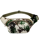 Mens Tactical Waist Bag Military Canvas Waist Bag Travel Hiking Storage Bag Camping Belt Bag