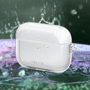 USAMS US-BH570 1.2mm Ultra-thin Translucent Shockproof TPU Earphone Storage Case with Keychain for Apple Airpods 3 Airpods Pro