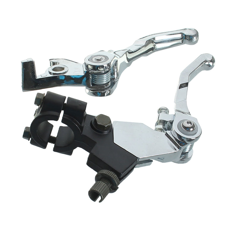 Folding Snap Brake Grip Lever Clutch Alloy For 110cc 125cc 140cc Pit Bike