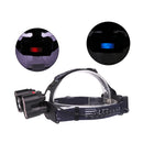 XANES 2709 2500LM T6+2* SMD Light Headlamp 18650 Battery USB Interface 4 Modes Waterproof Camping Bike Bicycle Cycling Hiking Fishing Light